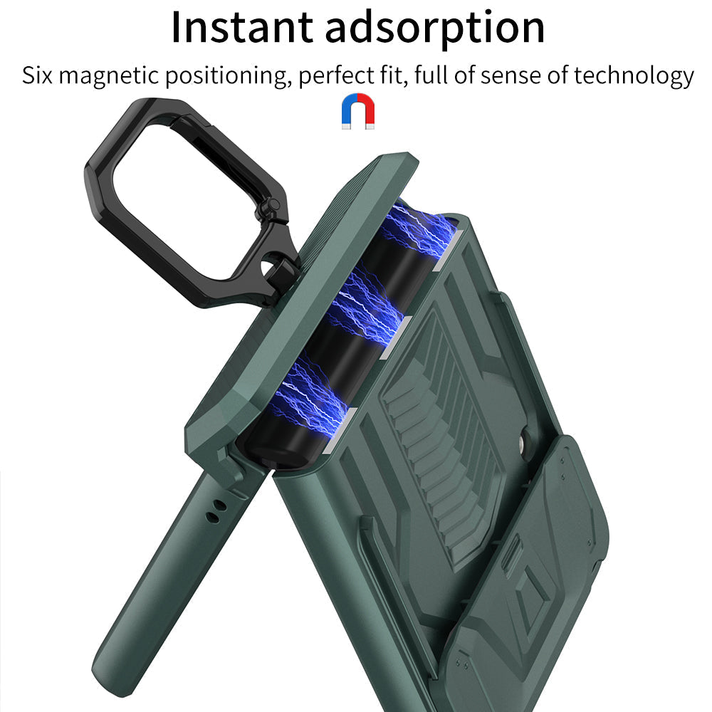Magnetic Armor Case with Camera Protection For Samsung Galaxy Z Flip Series