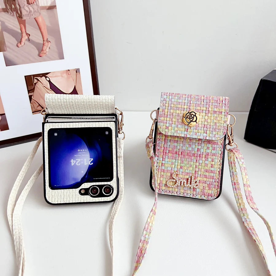 Chic Crossbody Phone Case with Wallet & Strap