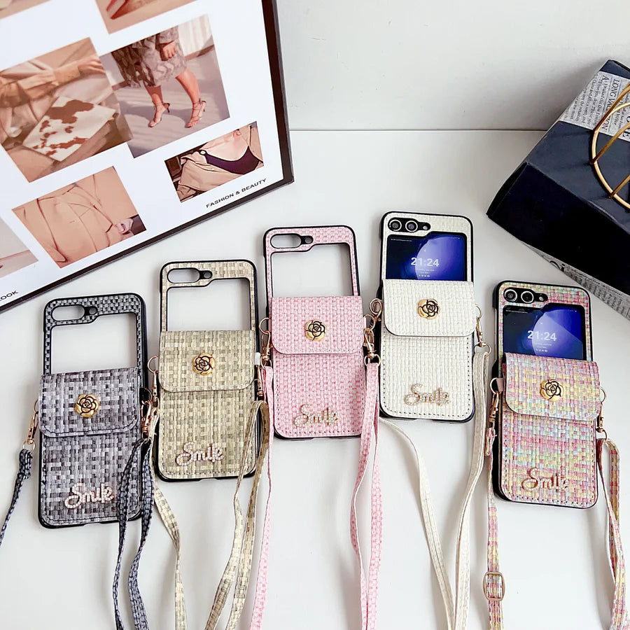 Chic Crossbody Phone Case with Wallet & Strap