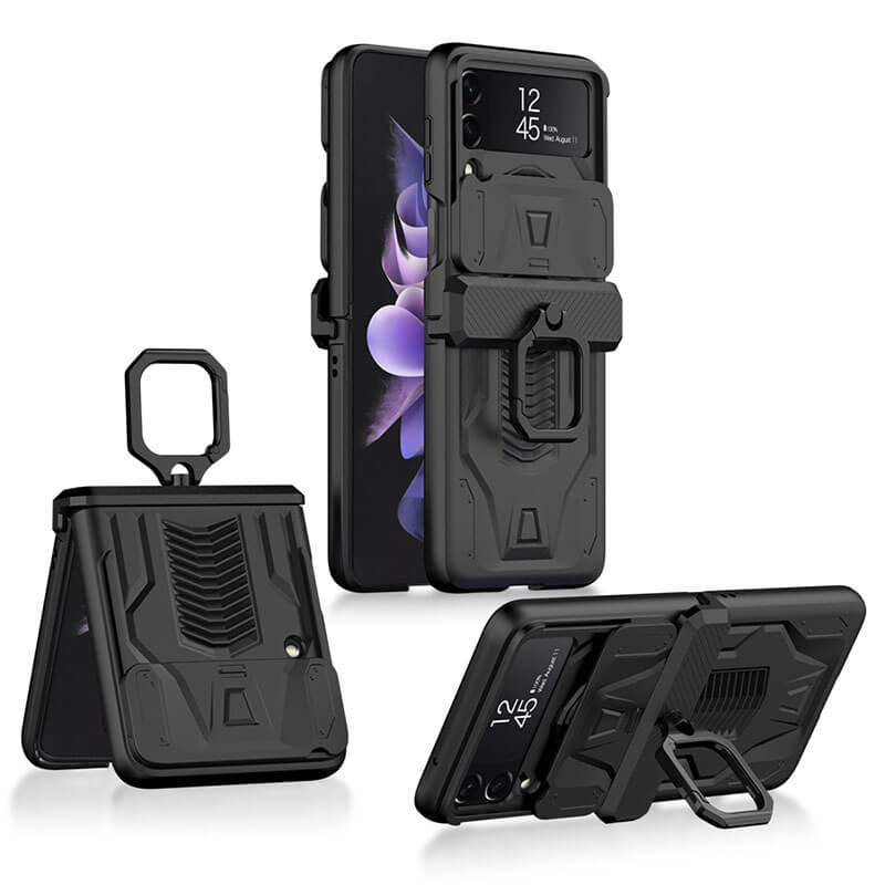 Magnetic Armor Case with Camera Protection For Samsung Galaxy Z Flip Series