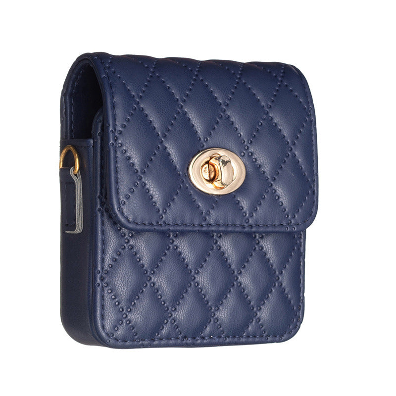 Luxury Quilted Flip Case for Samsung Galaxy Z Flip Series – Mini Handbag Design
