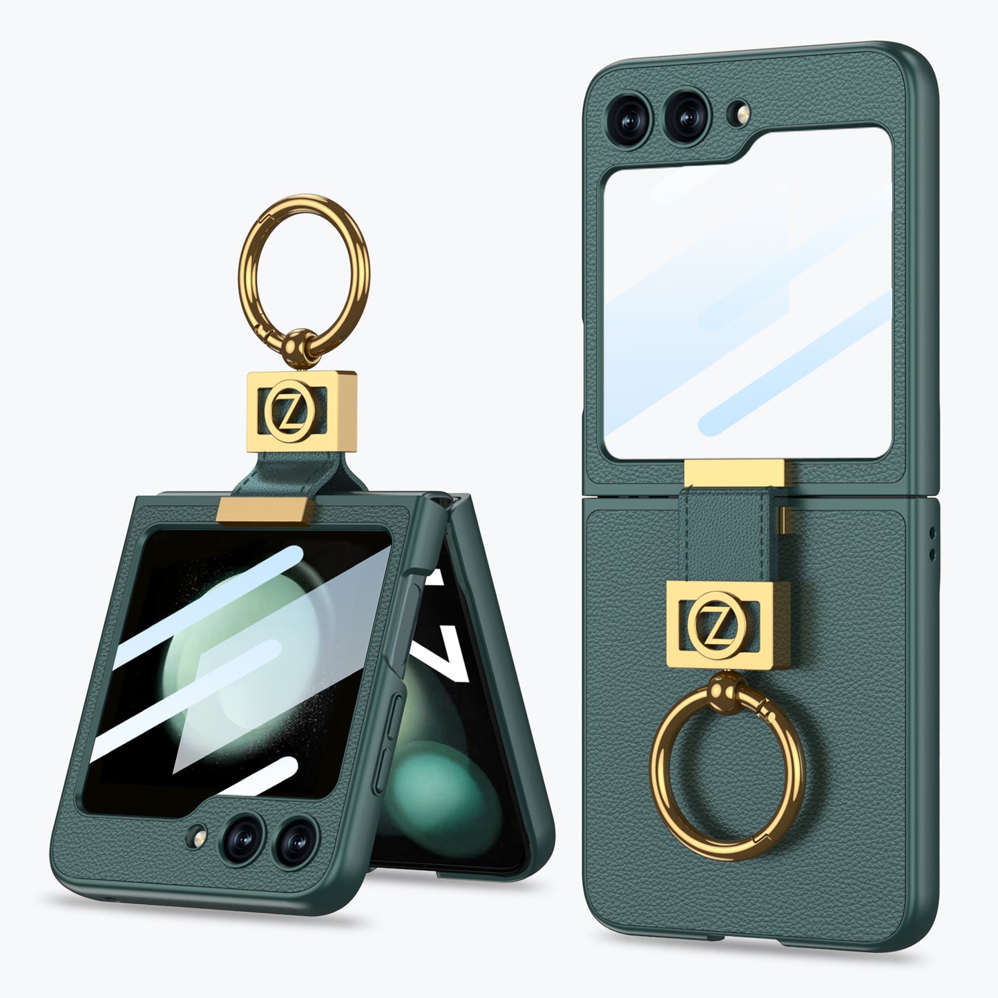 Leather Case with Ring Holder