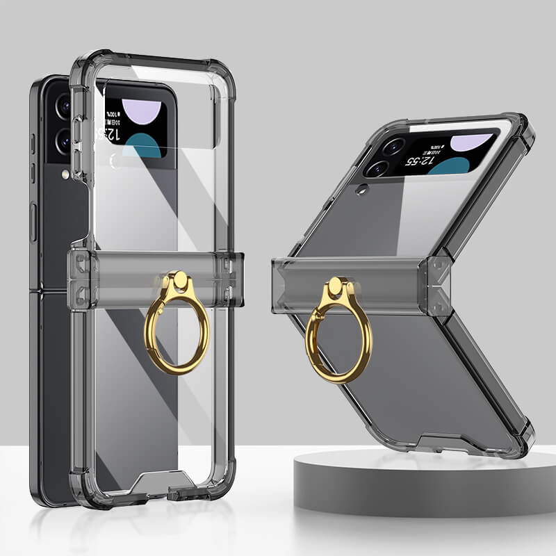 Airbag Ring Hinge Case For Samsung Galaxy Z Flip 4