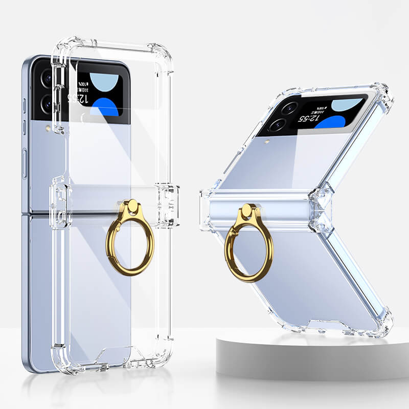 Airbag Ring Hinge Case For Samsung Galaxy Z Flip 4