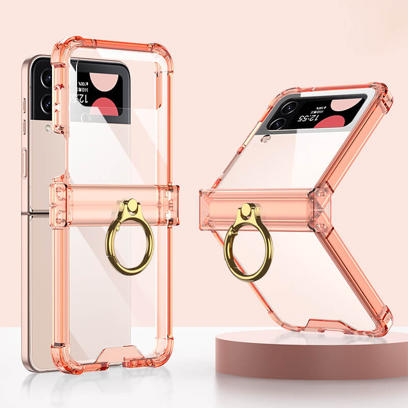 Airbag Ring Hinge Case For Samsung Galaxy Z Flip 4