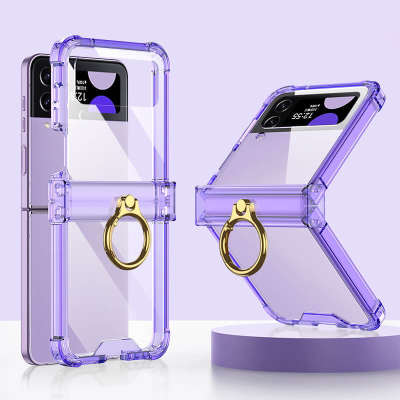 Airbag Ring Hinge Case For Samsung Galaxy Z Flip 4