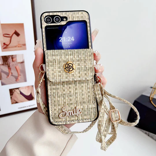 Chic Crossbody Phone Case with Wallet & Strap