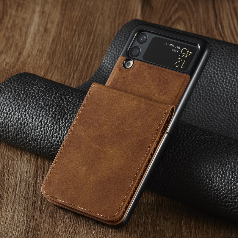 Luxury Leather Wallet Case For Samsung Galaxy Z Flip Series