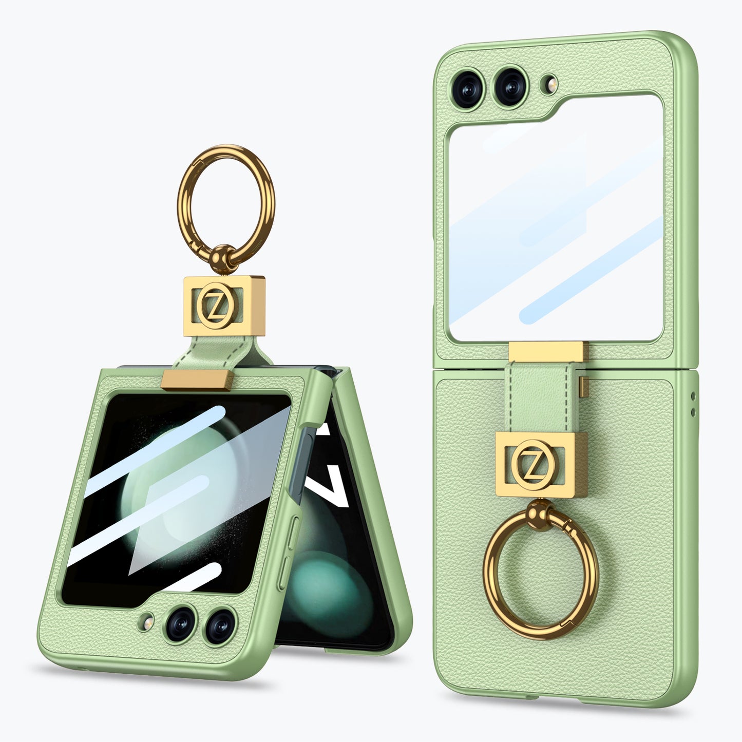 Leather Case with Ring Holder