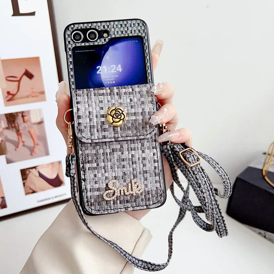 Chic Crossbody Phone Case with Wallet & Strap