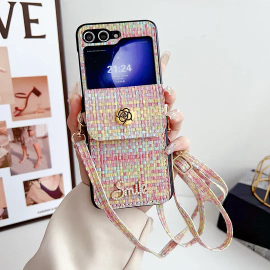 Chic Crossbody Phone Case with Wallet & Strap