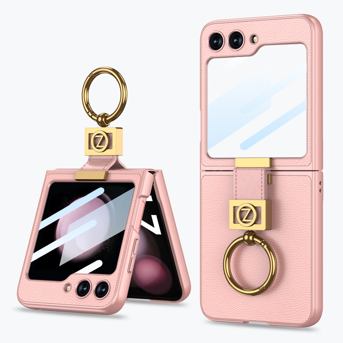 Leather Case with Ring Holder