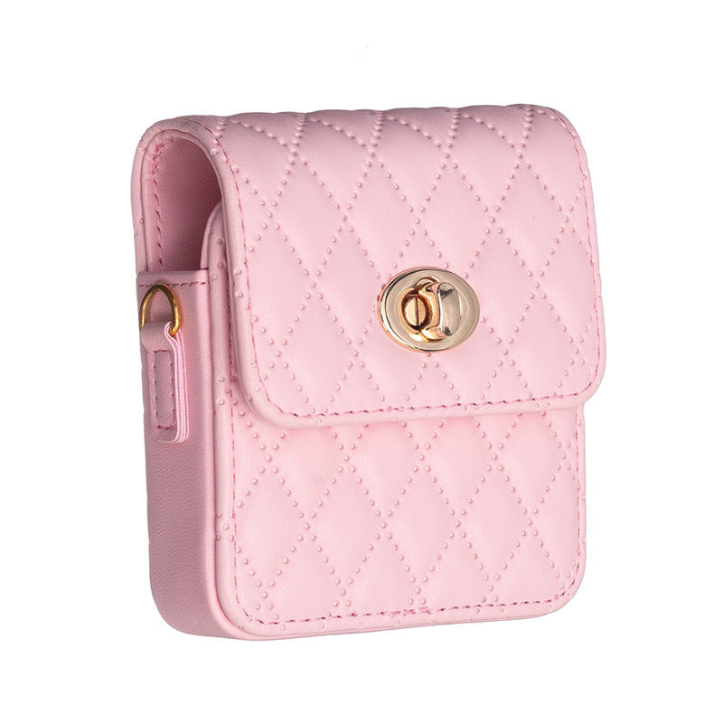 Luxury Quilted Flip Case for Samsung Galaxy Z Flip Series – Mini Handbag Design