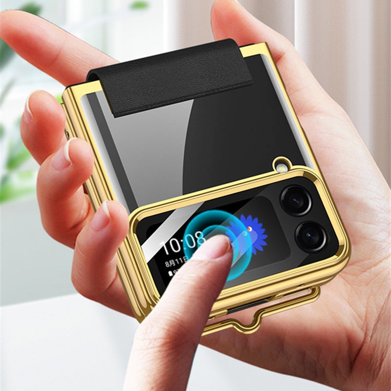 Wrist Strap Holder Case for Samsung Galaxy Z Flip