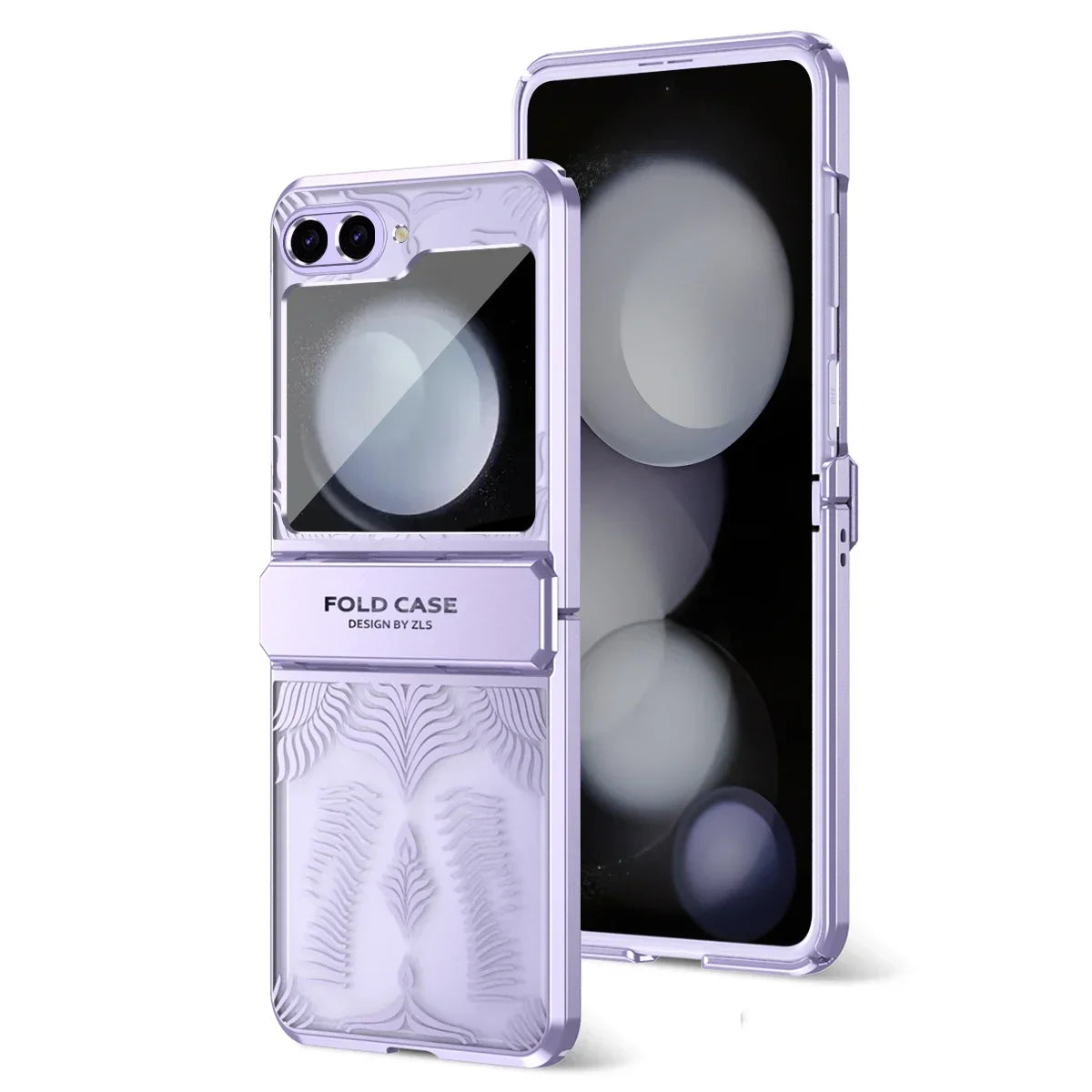 Ultra Thin Transparent Case With Hinge Protection For Galaxy Z Flip