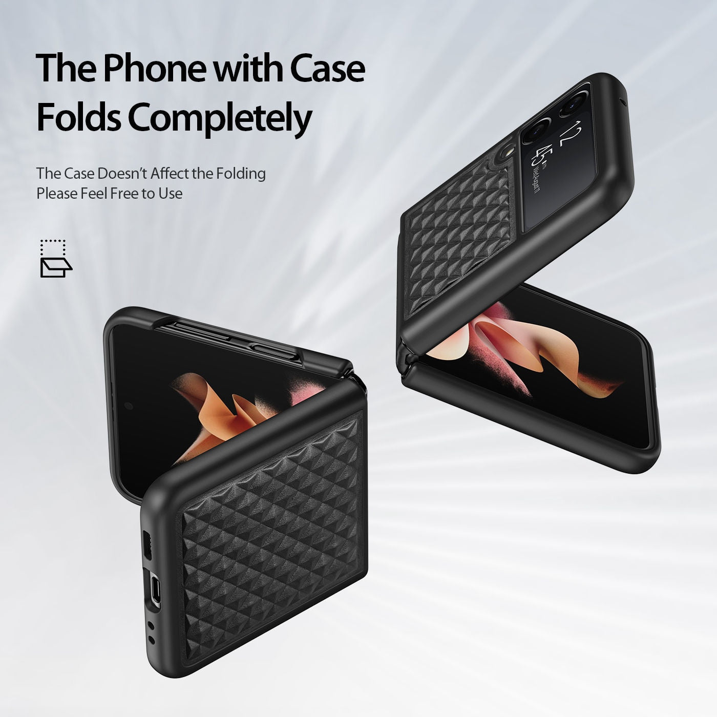 Premium Leather Case For Samsung Galaxy Z Flip Series