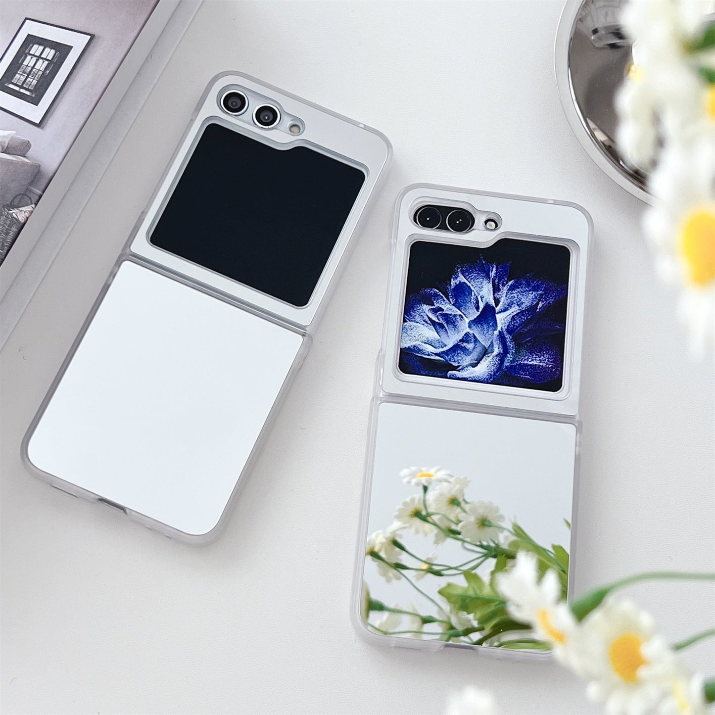 Luxury Shockproof Mirror Case for Samsung Galaxy Z Flip Series