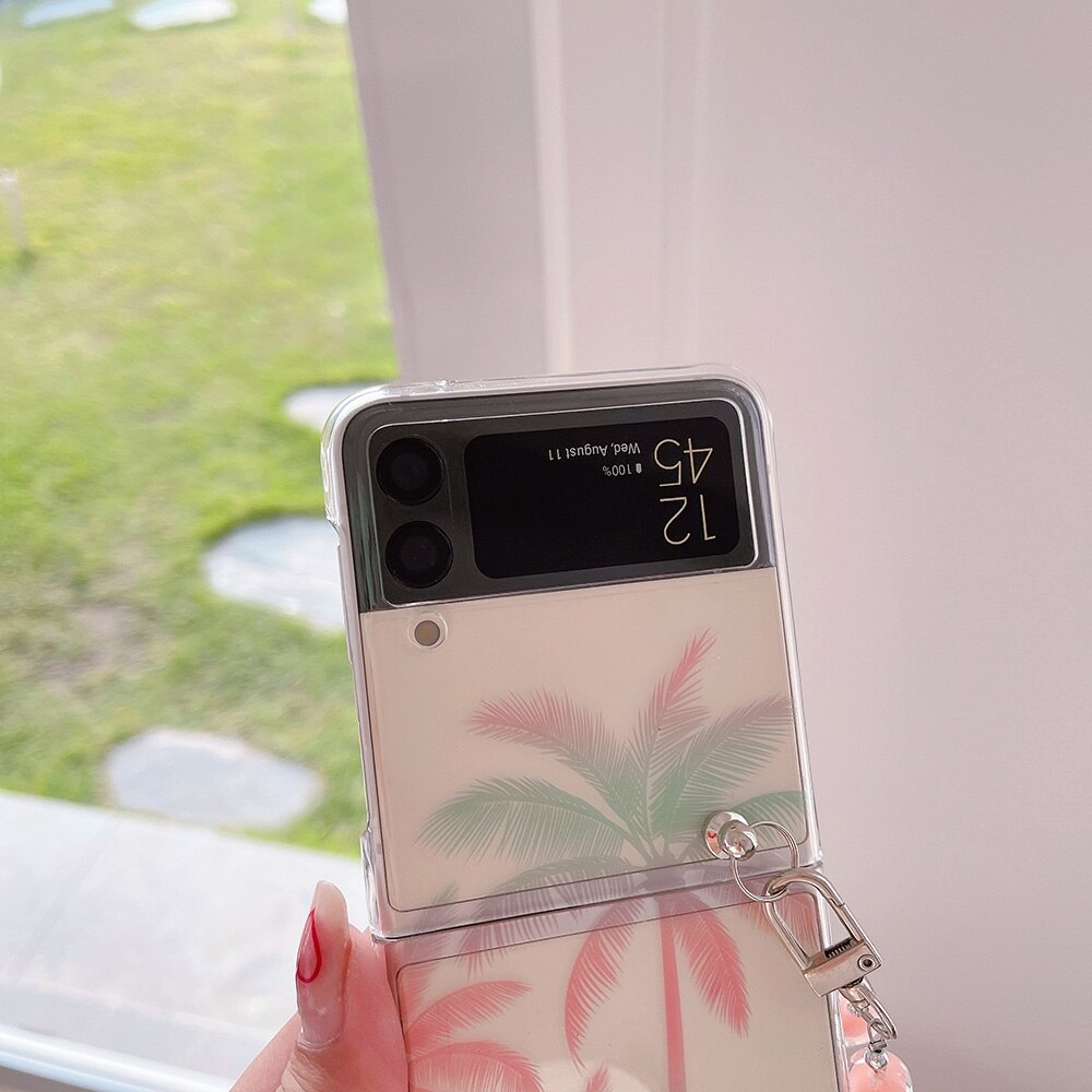 Simplicity Coconut Tree Phone Case For Samsung Galaxy Z Flip Series