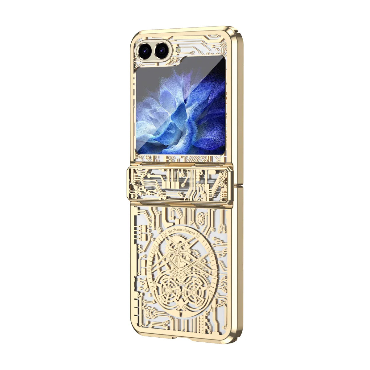 Glossy Checkered Case for Galaxy Z Flip Series – Scratch-Resistant & Shockproof