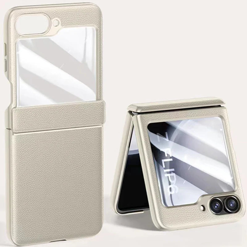 Shockproof Leather Case For Samsung Galaxy Z Flip Series