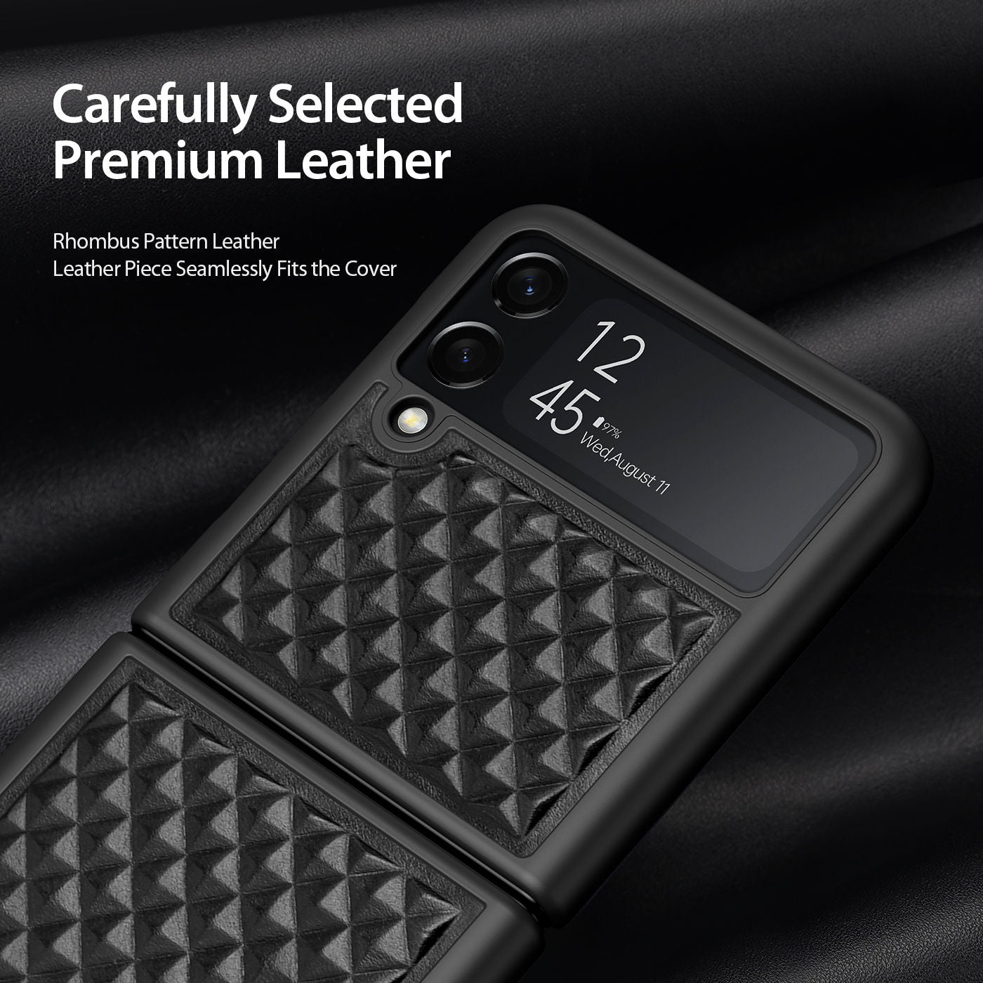 Premium Leather Case For Samsung Galaxy Z Flip Series