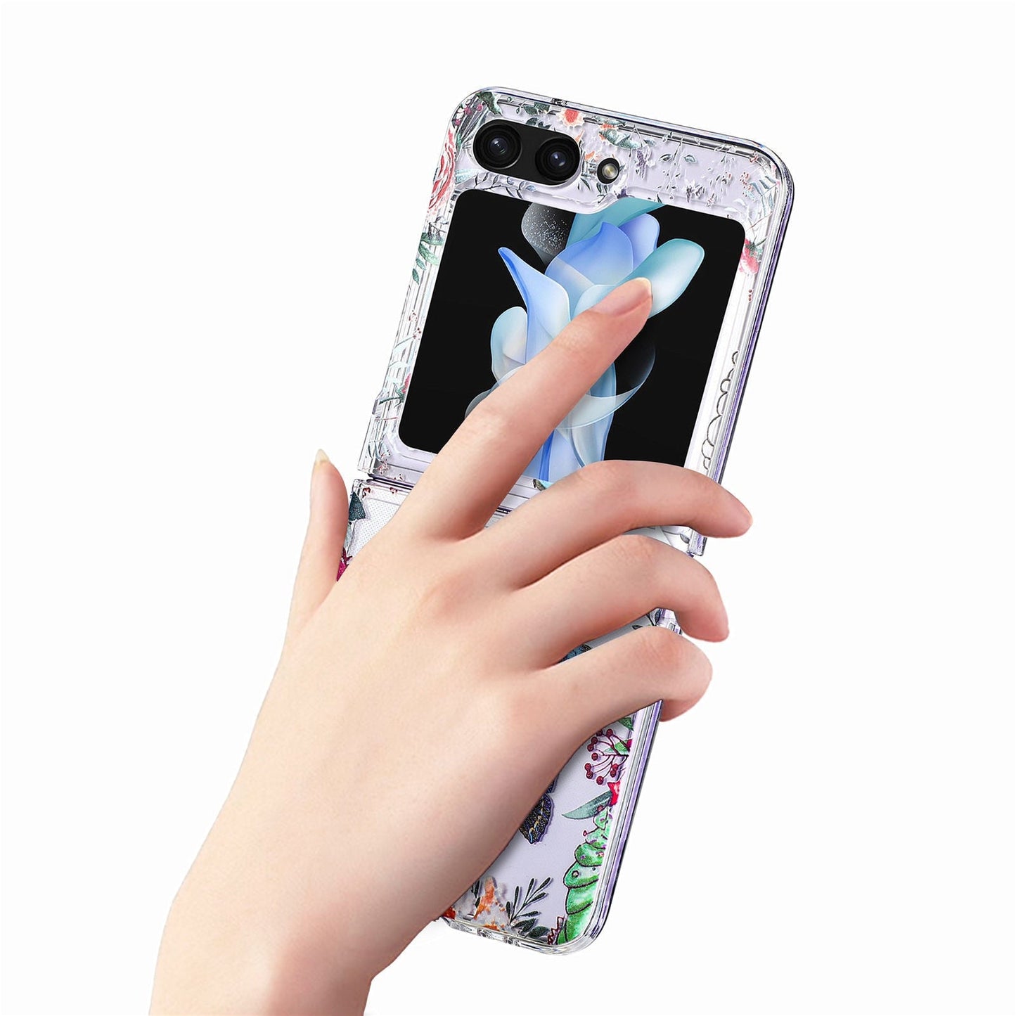 Anti-drop Painted Butterfly Cover for Samsung Galaxy Z Flip Series