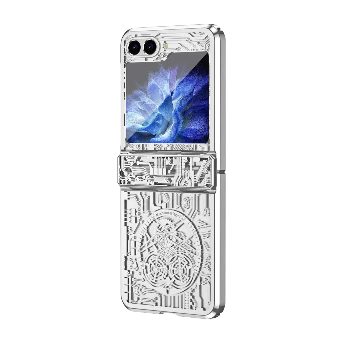 Glossy Checkered Case for Galaxy Z Flip Series – Scratch-Resistant & Shockproof
