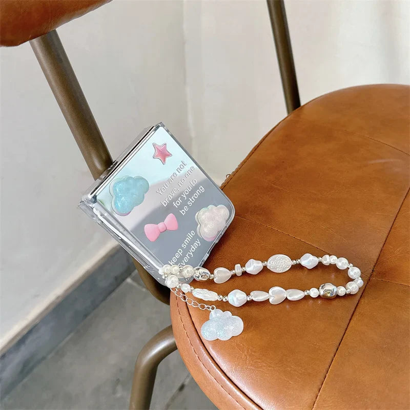 3D Cloud Love Heart Case for Samsung Galaxy Z Flip 7 & 6