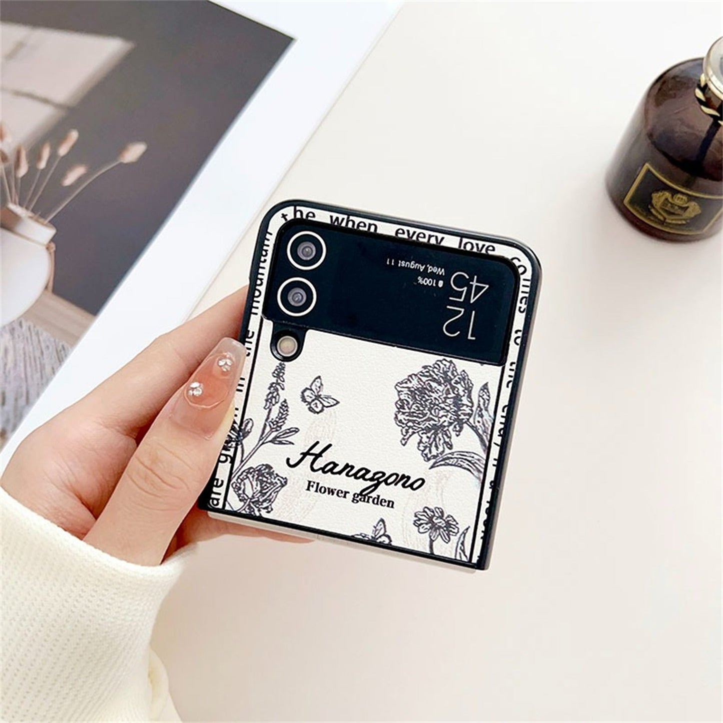 Retro Rose Case for Samsung Galaxy Z Flip