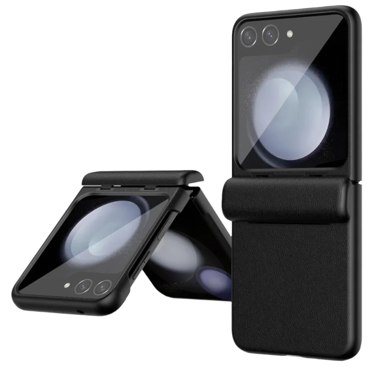 Hinge Protection Leather Case For Samsung Galaxy Z Flip Series