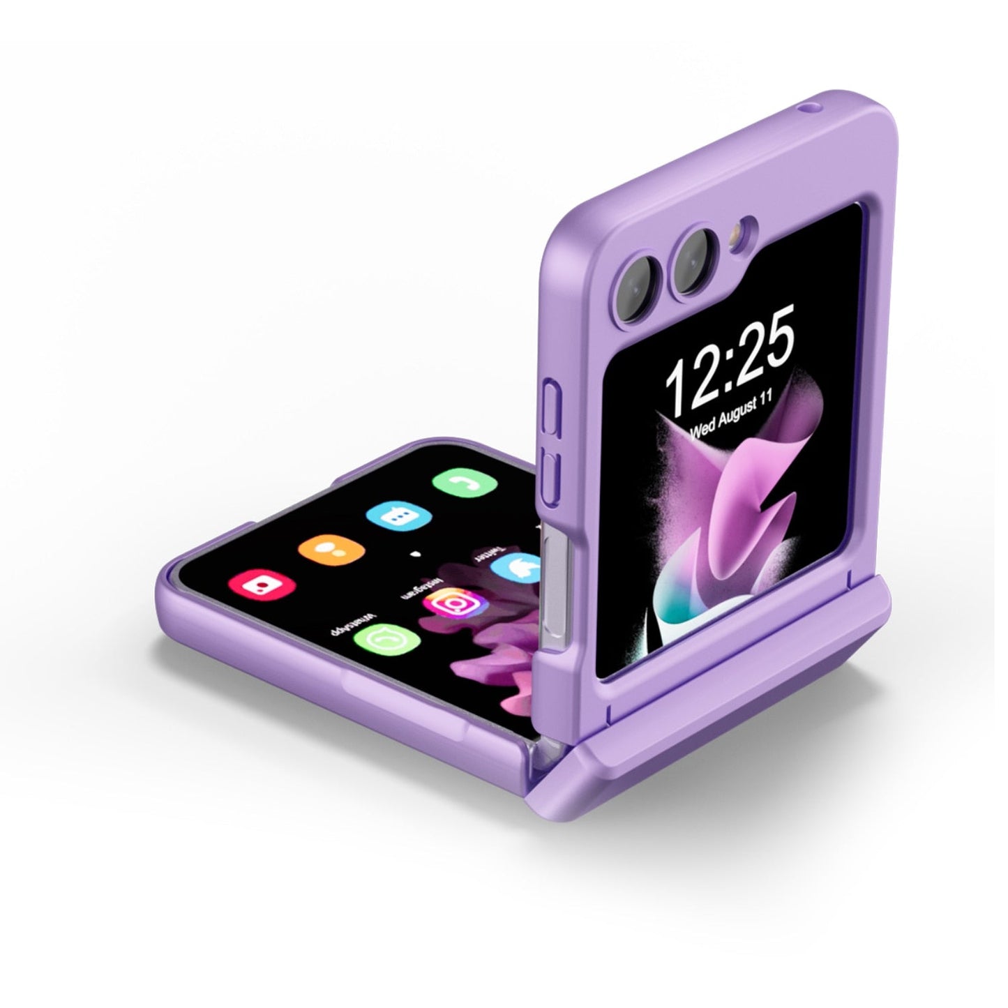 Magsafe Matte Magnetic Wireless Charging Case For Samsung Galaxy Z Flip Series