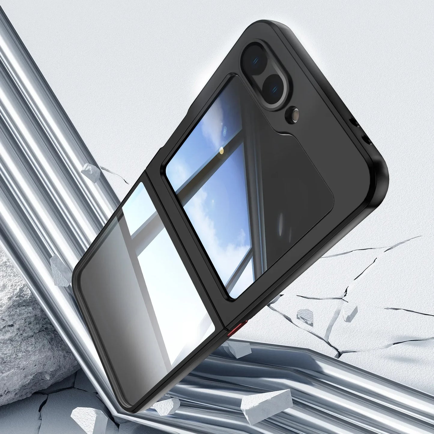 Shockproof Metal Case For Samsung Galaxy Z Flip Series