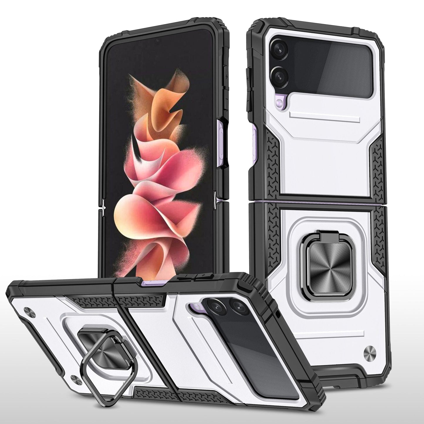 Shockproof Armor Case Stand for Samsung Galaxy Z Flip Series