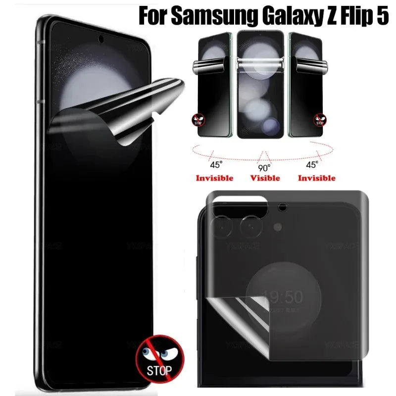 Anti-Spy Screen Protector For Samsung Galaxy Z Flip