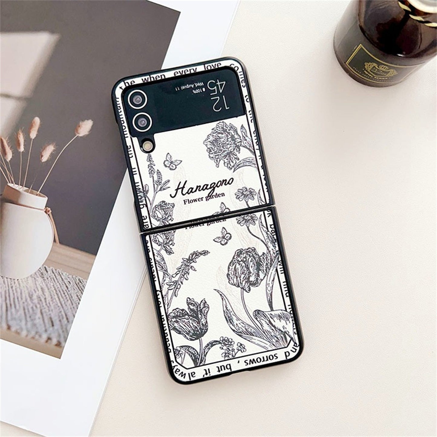 Retro Rose Case for Samsung Galaxy Z Flip