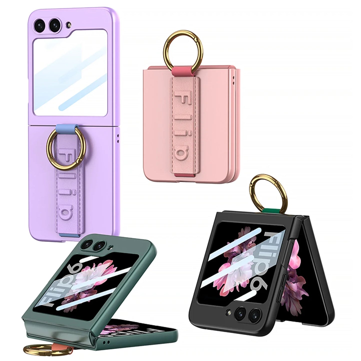 Ultra Thin Case with Strap for Samsung Galaxy Z Flip Series