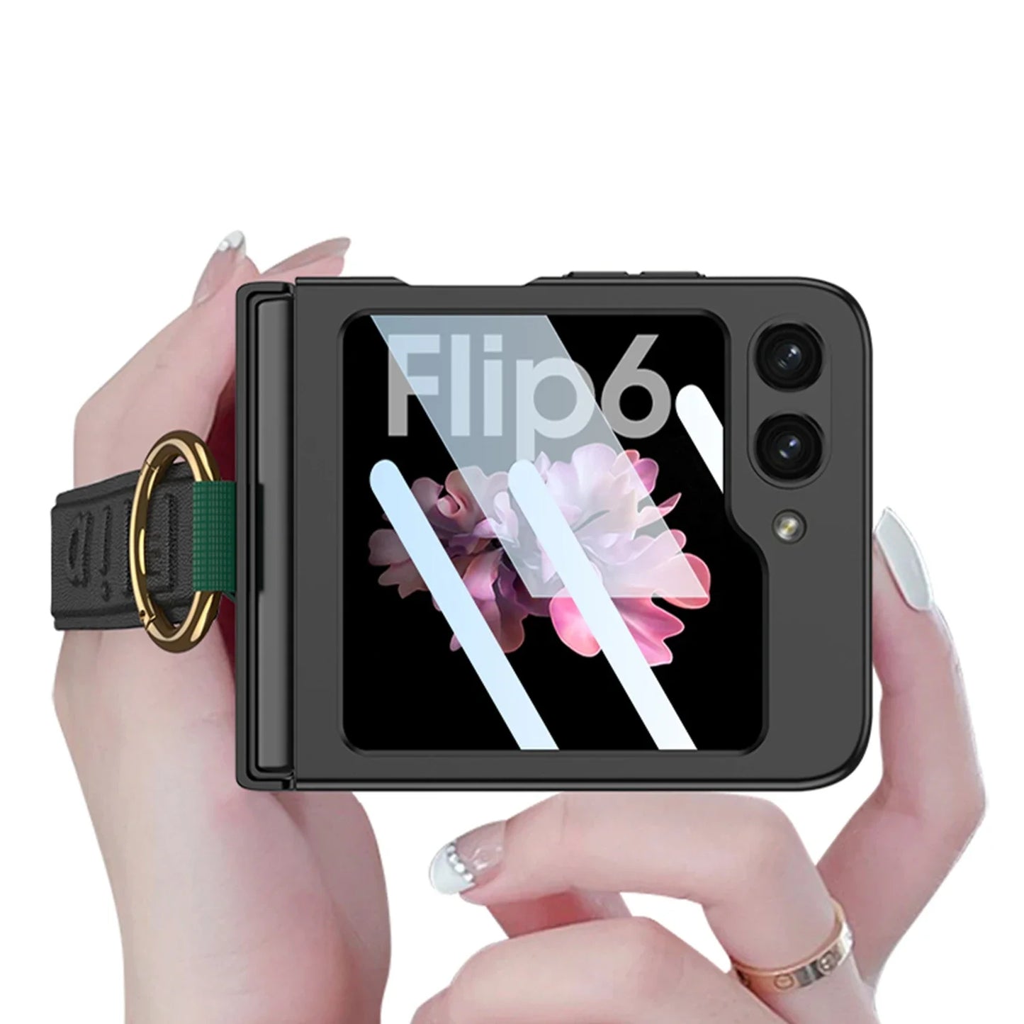 Ultra Thin Case with Strap for Samsung Galaxy Z Flip Series