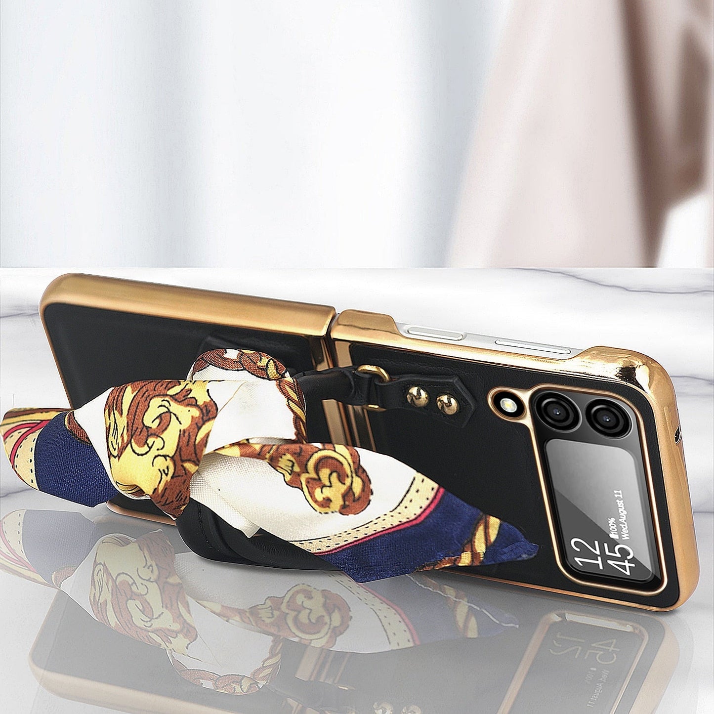 Luxury Leather Case For Samsung Galaxy Z Flip Series