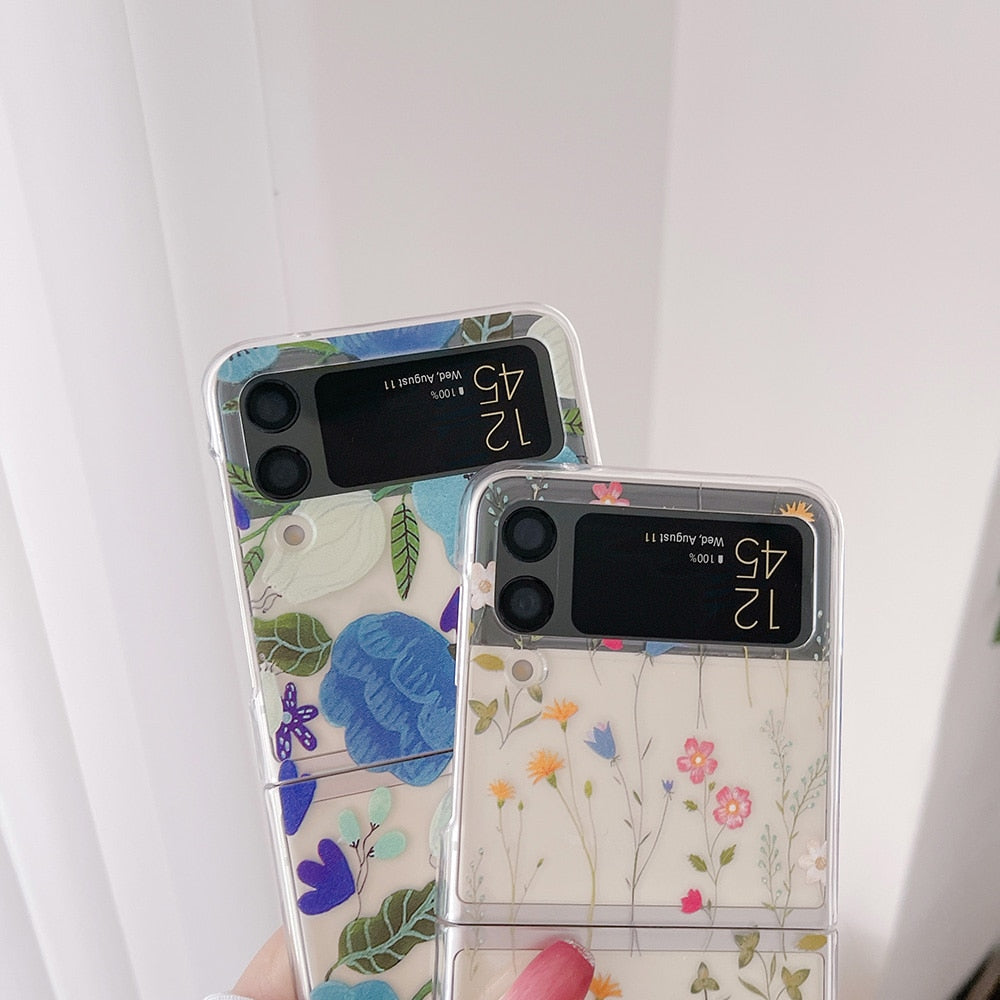 Cute Flowers Case For Samsung Galaxy Z Flip 7 & 6