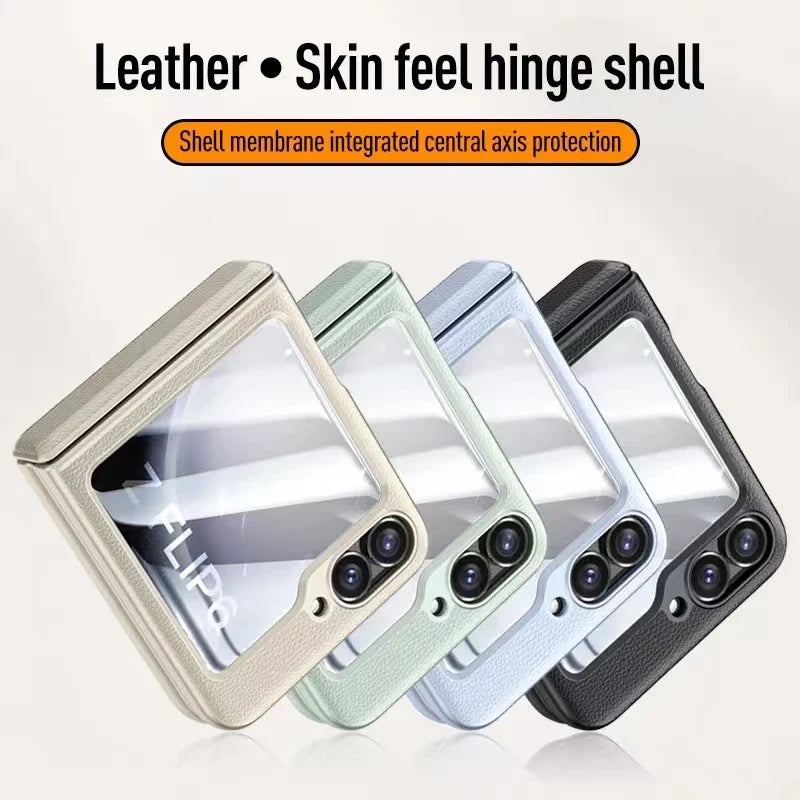 Shockproof Leather Case For Samsung Galaxy Z Flip Series