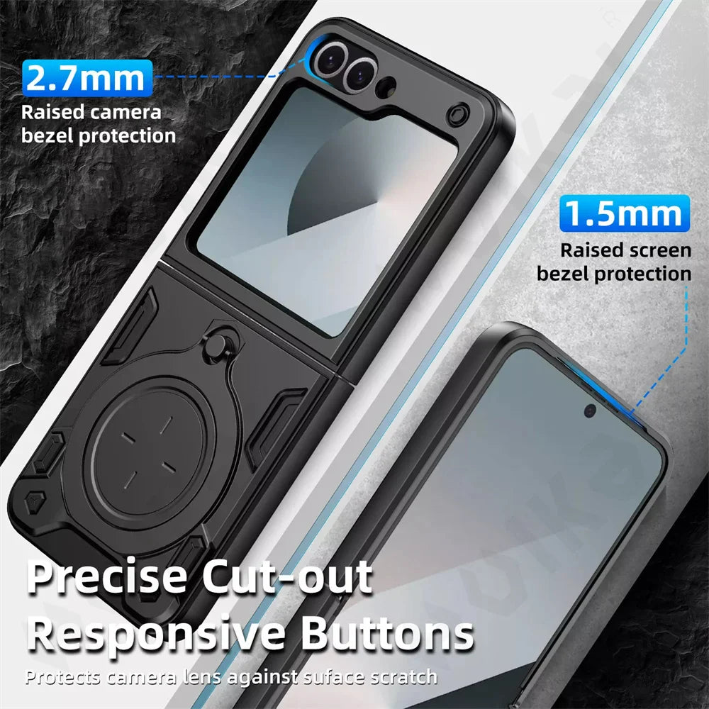 Shockproof Magnetic Case For Samsung Galaxy Z Flip