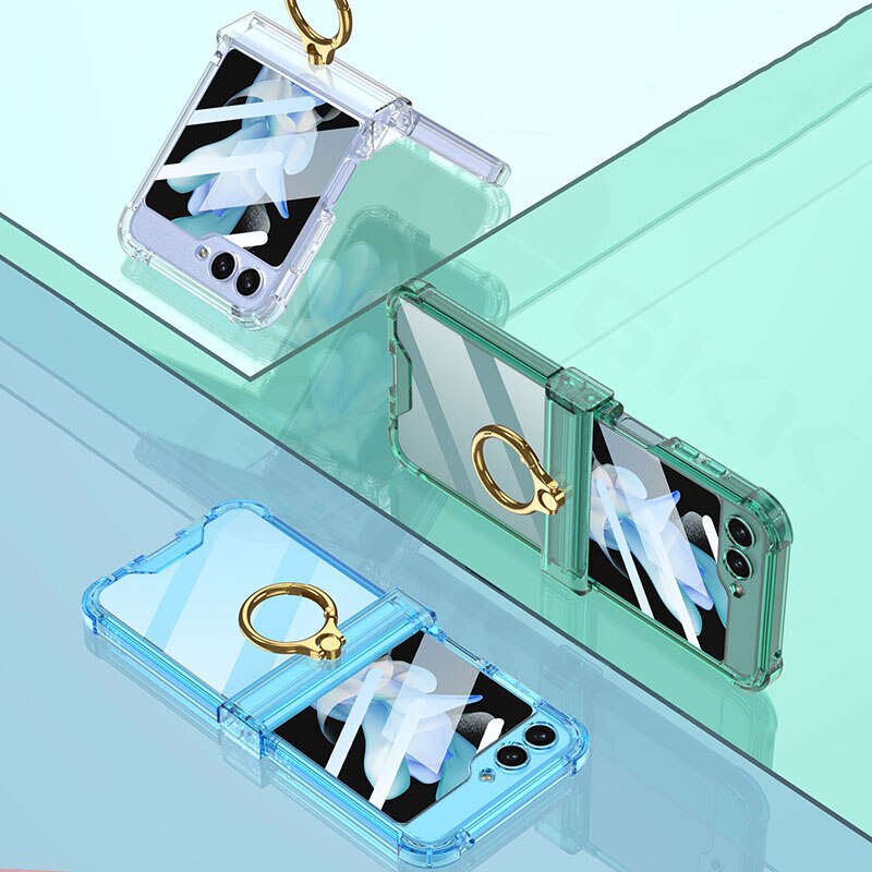 Luxury Hard Case With Ring for Samsung Galaxy Z Flip