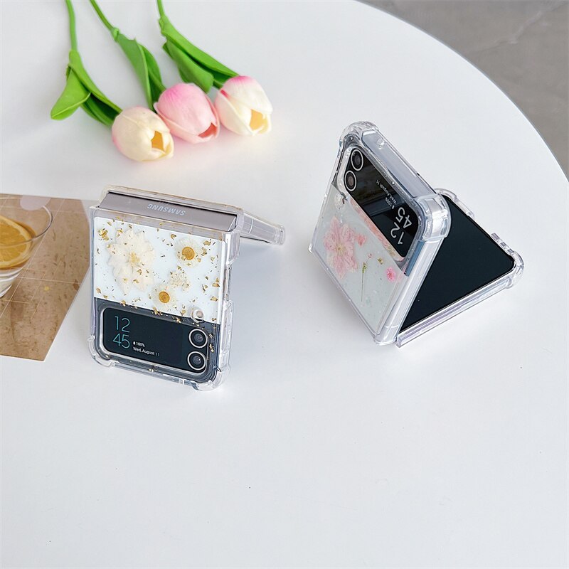 Bling Colorful Flower Case for Samsung Galaxy Z Flip