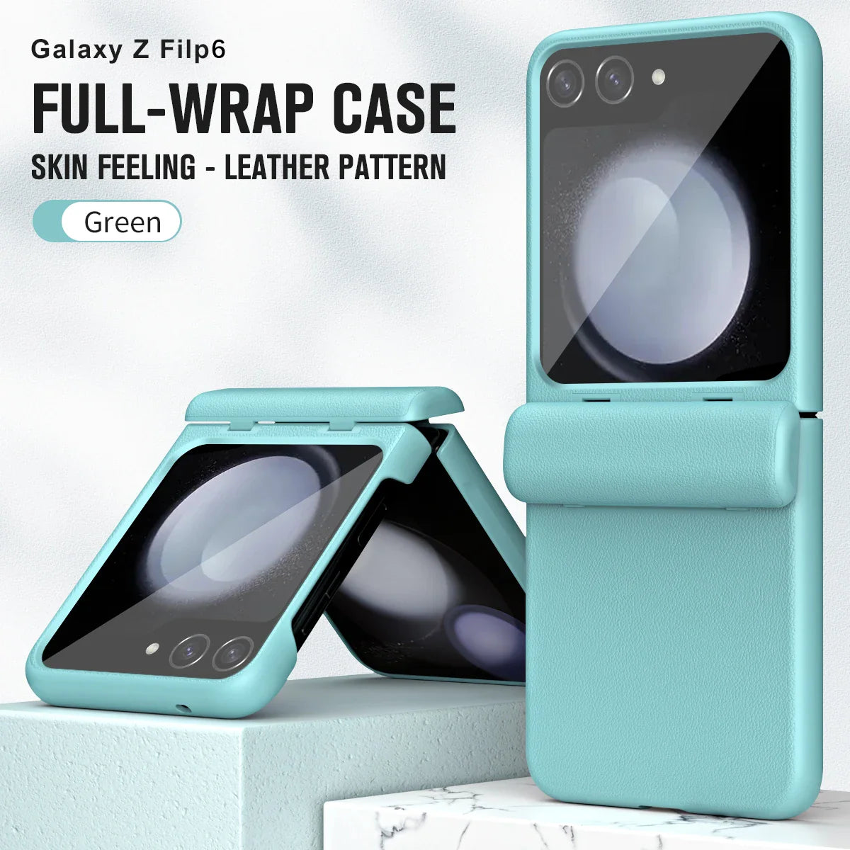 Hinge Protection Leather Case For Samsung Galaxy Z Flip Series
