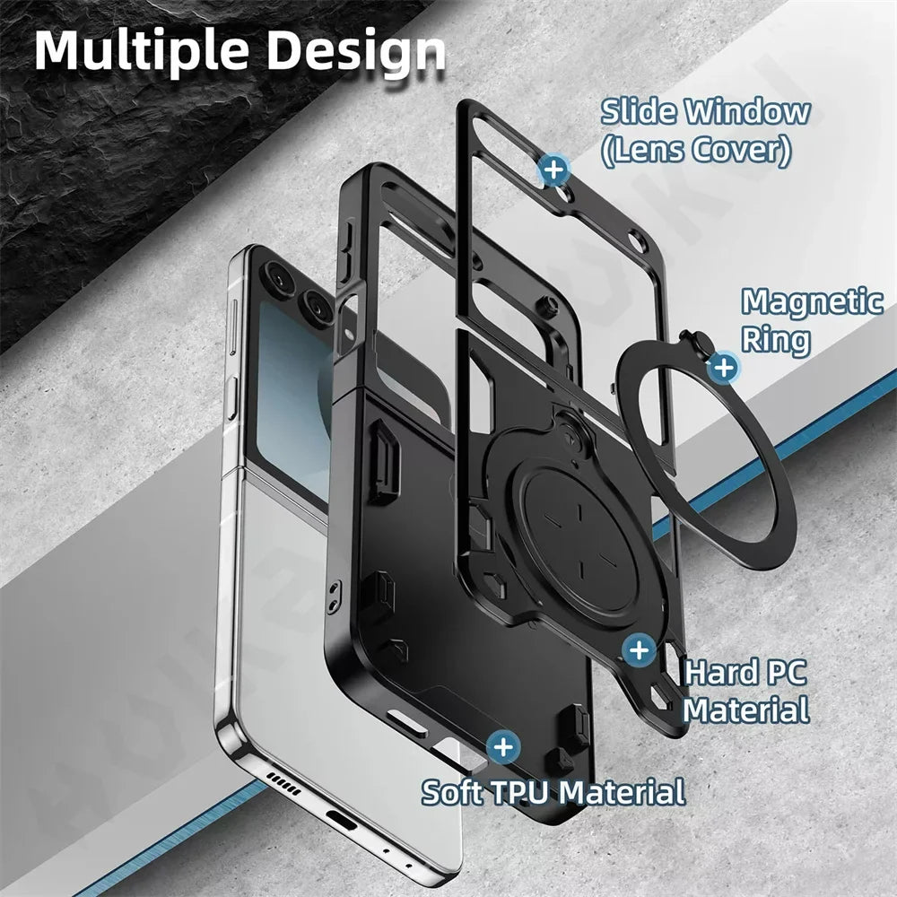 Shockproof Magnetic Case For Samsung Galaxy Z Flip