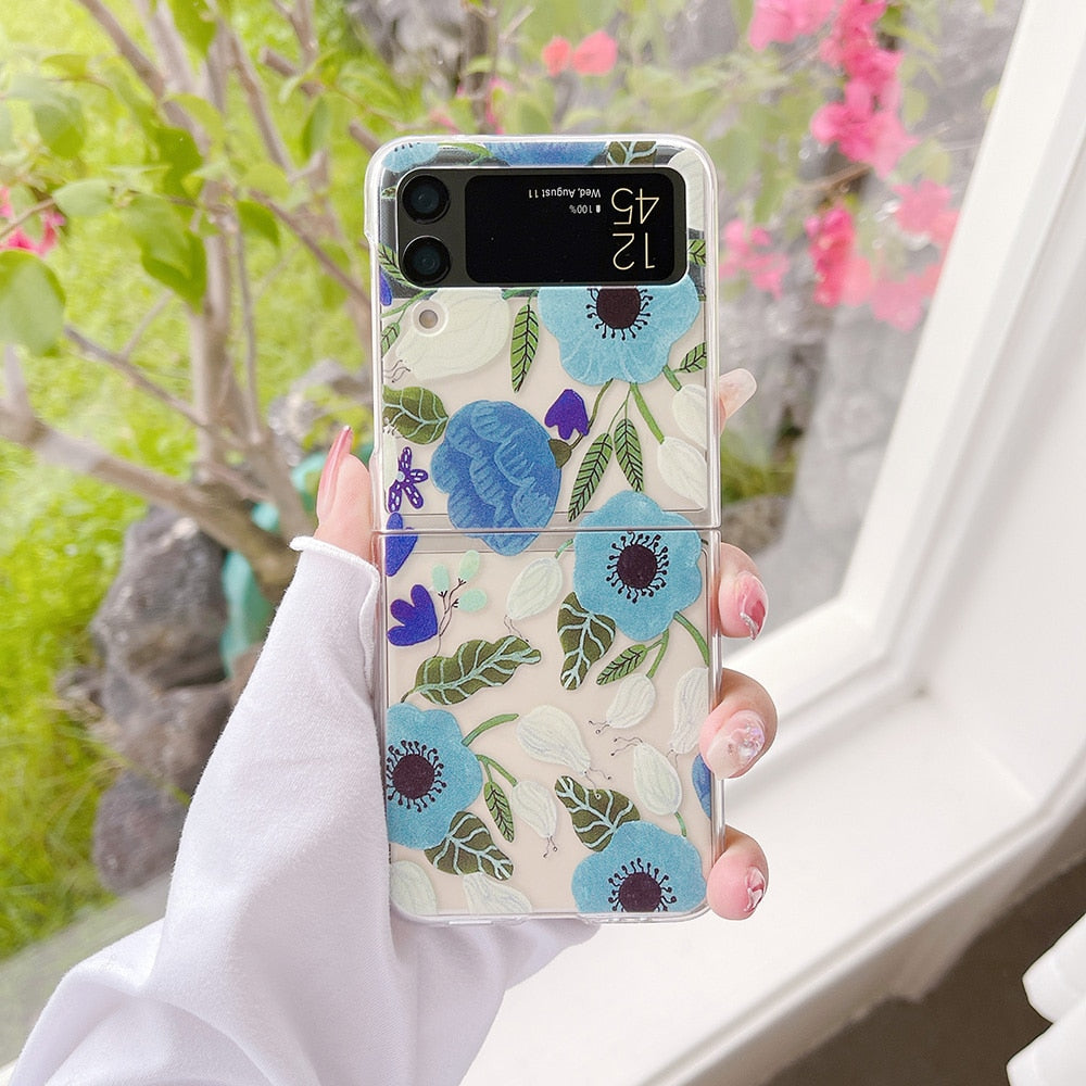 Cute Flowers Case For Samsung Galaxy Z Flip 7 & 6