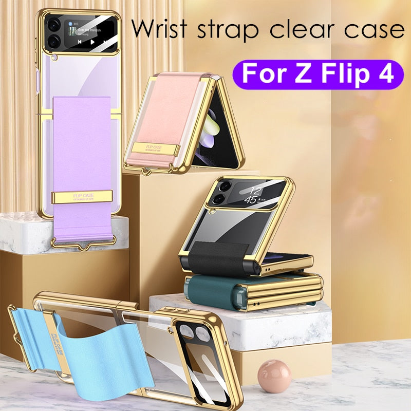 Wrist Strap Holder Case for Samsung Galaxy Z Flip