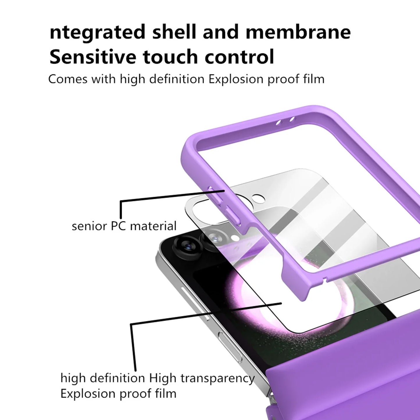 Shockproof Case with Hinge Protection for Samsung Galaxy Z Flip Series