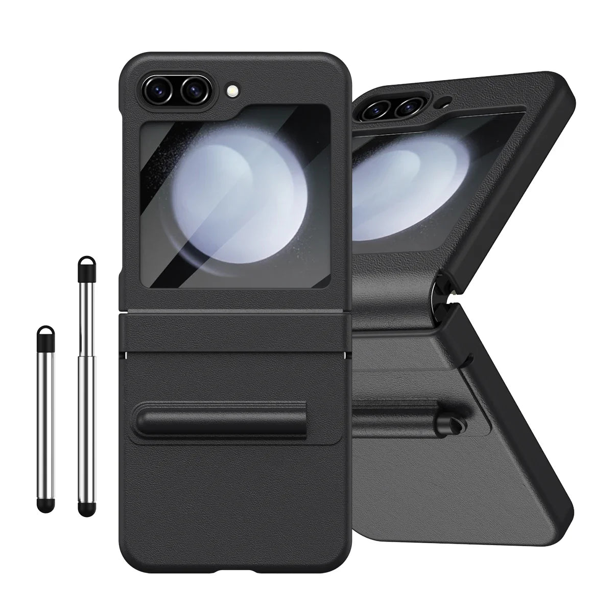Leather Case With Touch Pen Case for Galaxy Z Flip 5