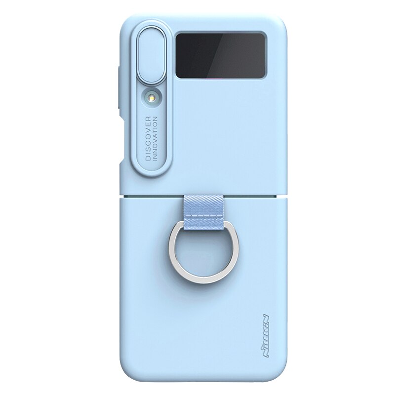 Silky Liquid Silicone Case For Galaxy Z Flip 4 Slide Camera Protection